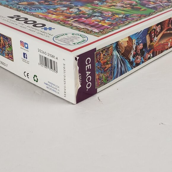 Puzzle Disney 2000pc Amusement Park 38x26 NWT - Picture 7 of 12